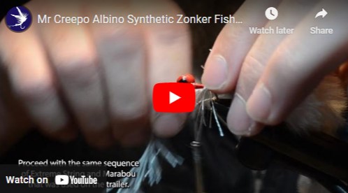 Tying Bjorn's Mr Creepo Fishing Fly with a few Alternate Materials